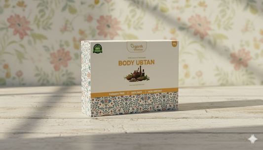 Multani Mitti Ubtan Soap For Body -  Natural Organic and Non- Toxic Ayurvedic Soap for smooth and moisturized skin by ORGANIK GROCERIES