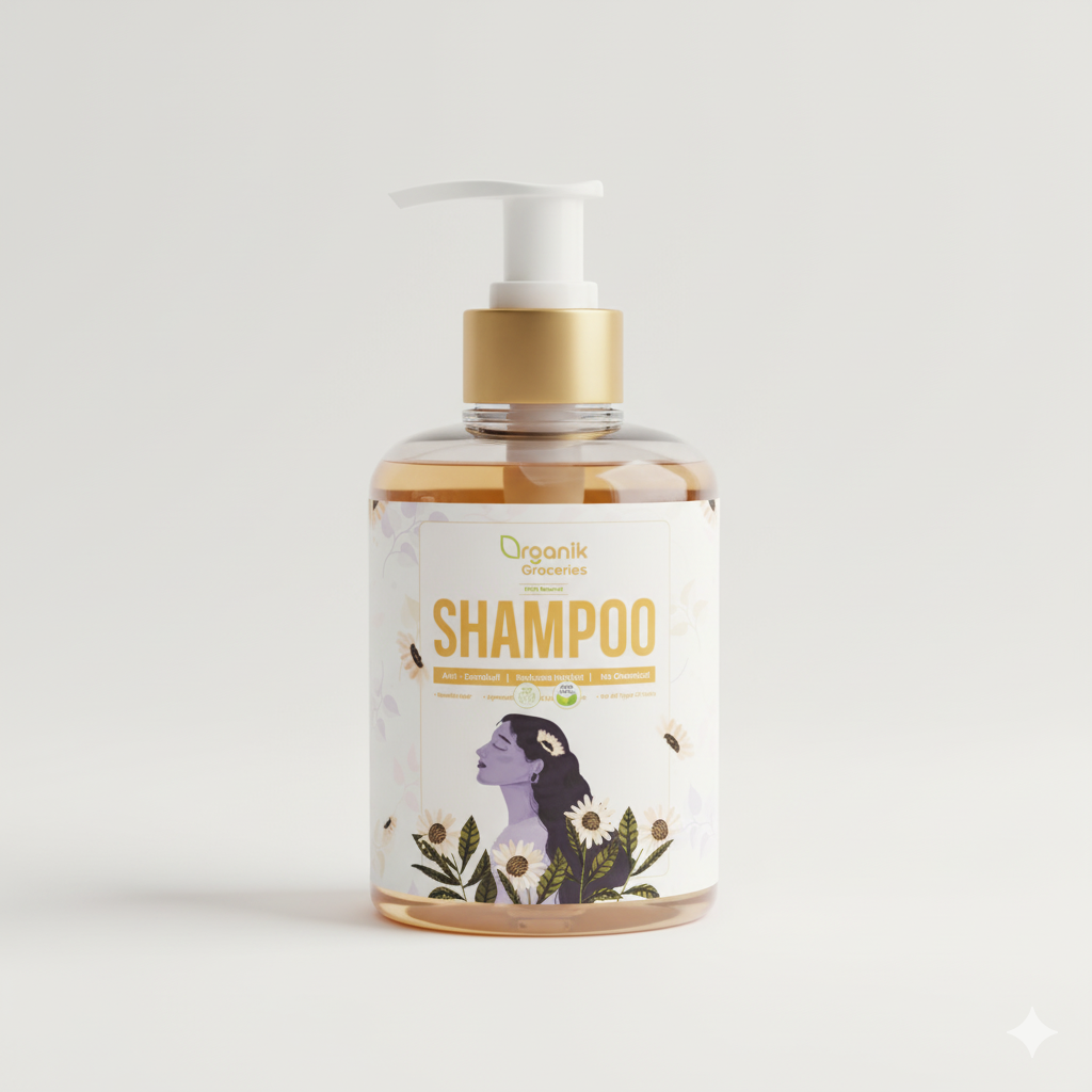 Multani Mitti Organic Natural Shampoo - Chemical Free, SLS Free, Non Toxic, 100% Natural and Herbal,